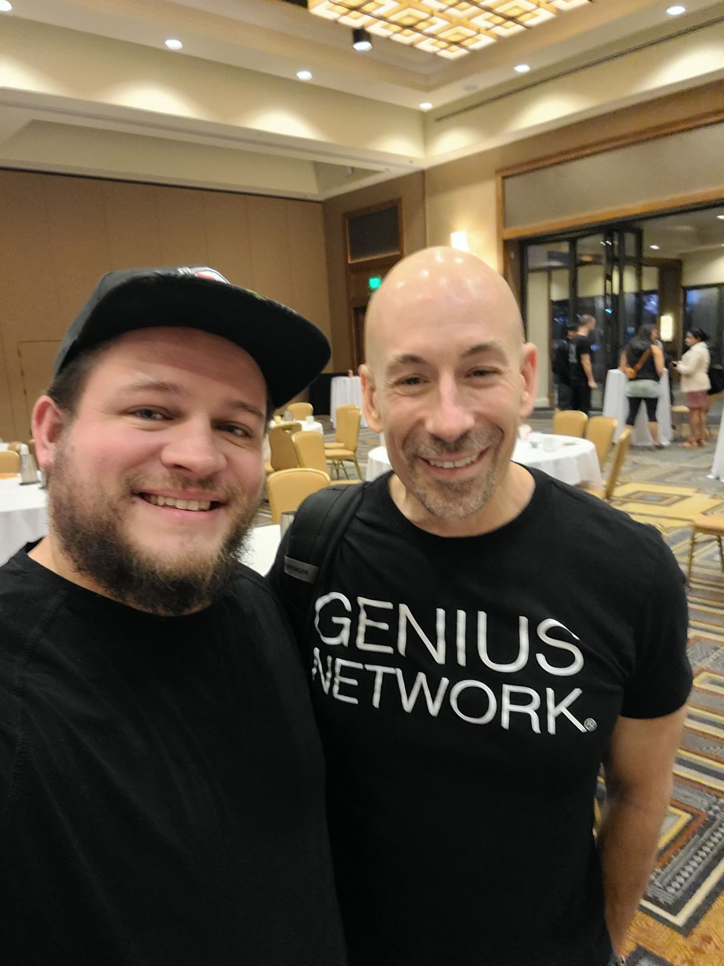 Tanner with Joe Polish at Genius Network